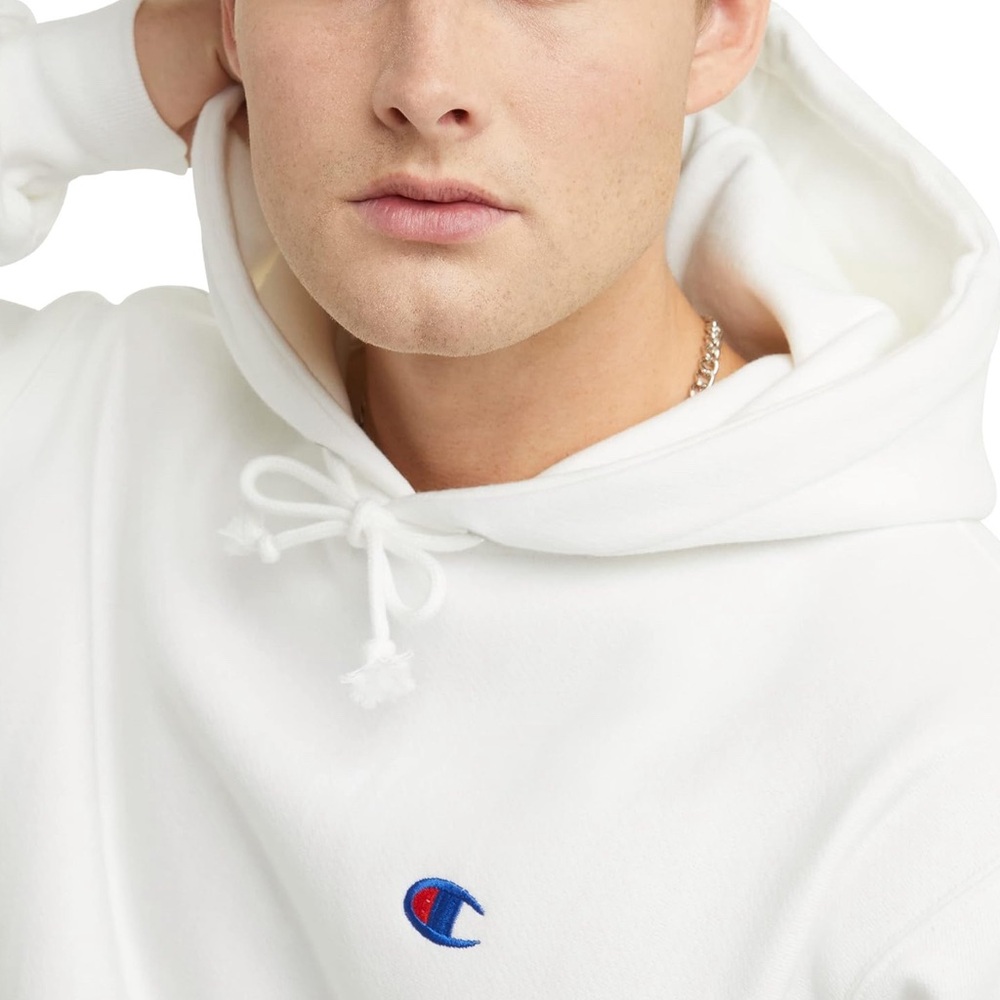 New Champion Pullover Sweater Unisex Small White With Original Logo C . - Picture 5 of 15